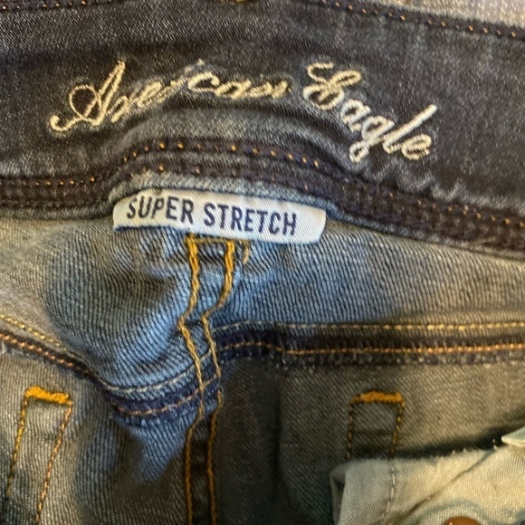 American Eagle Slim Boot Jeans Size   Dark wash 4 - Picture 5 of 8